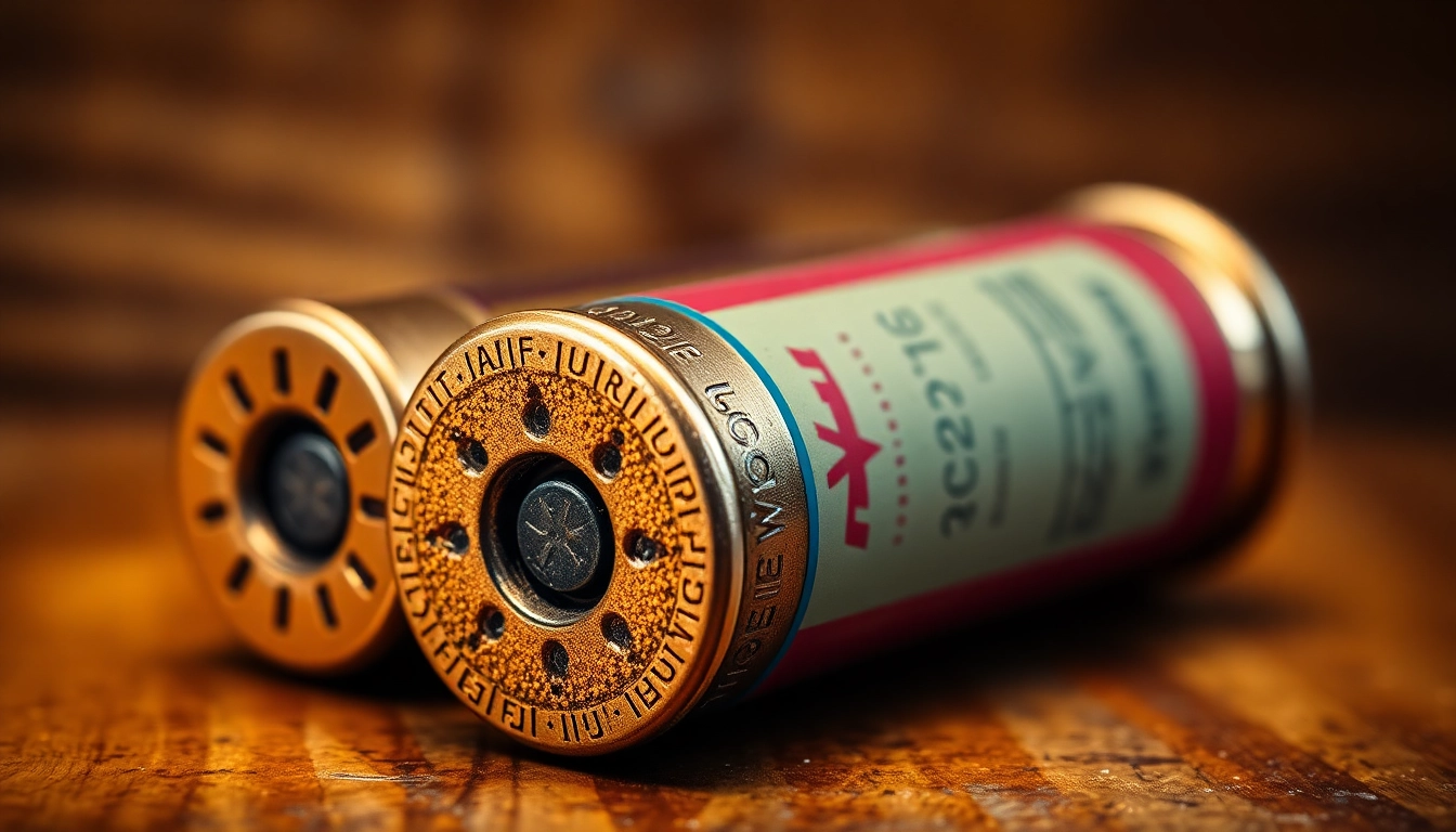 The 32WIN cartridge shown in action, highlighting its distinctive design and vintage appeal for firearm enthusiasts and collectors.