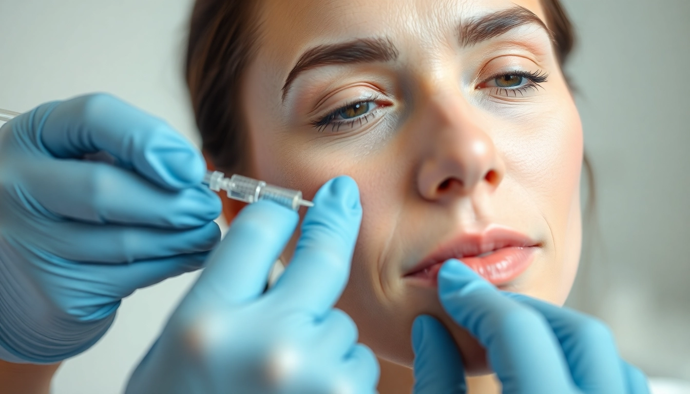 Botox Therapie in Zürich: Experienced doctor performing precise facial injections for natural rejuvenation.