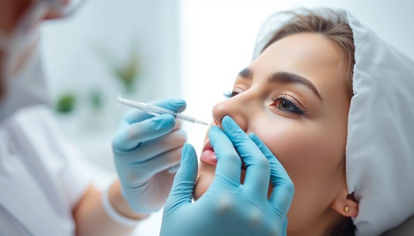 Botox Zürich treatment being performed by an expert in a modern clinic for natural rejuvenation.