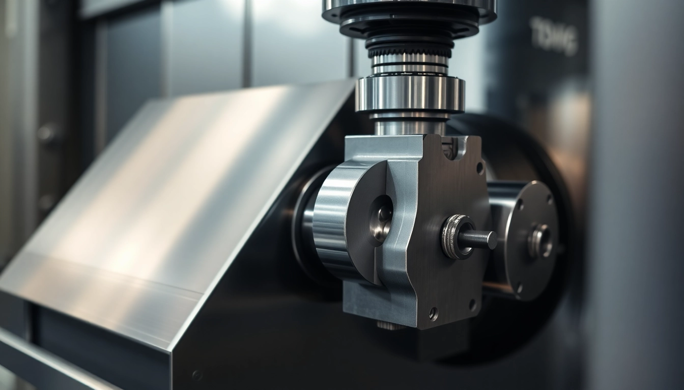 High-quality image showing a pneumatische spannvorrichtung securing a workpiece during machining process, emphasizing precision and robust design for industrial applications.