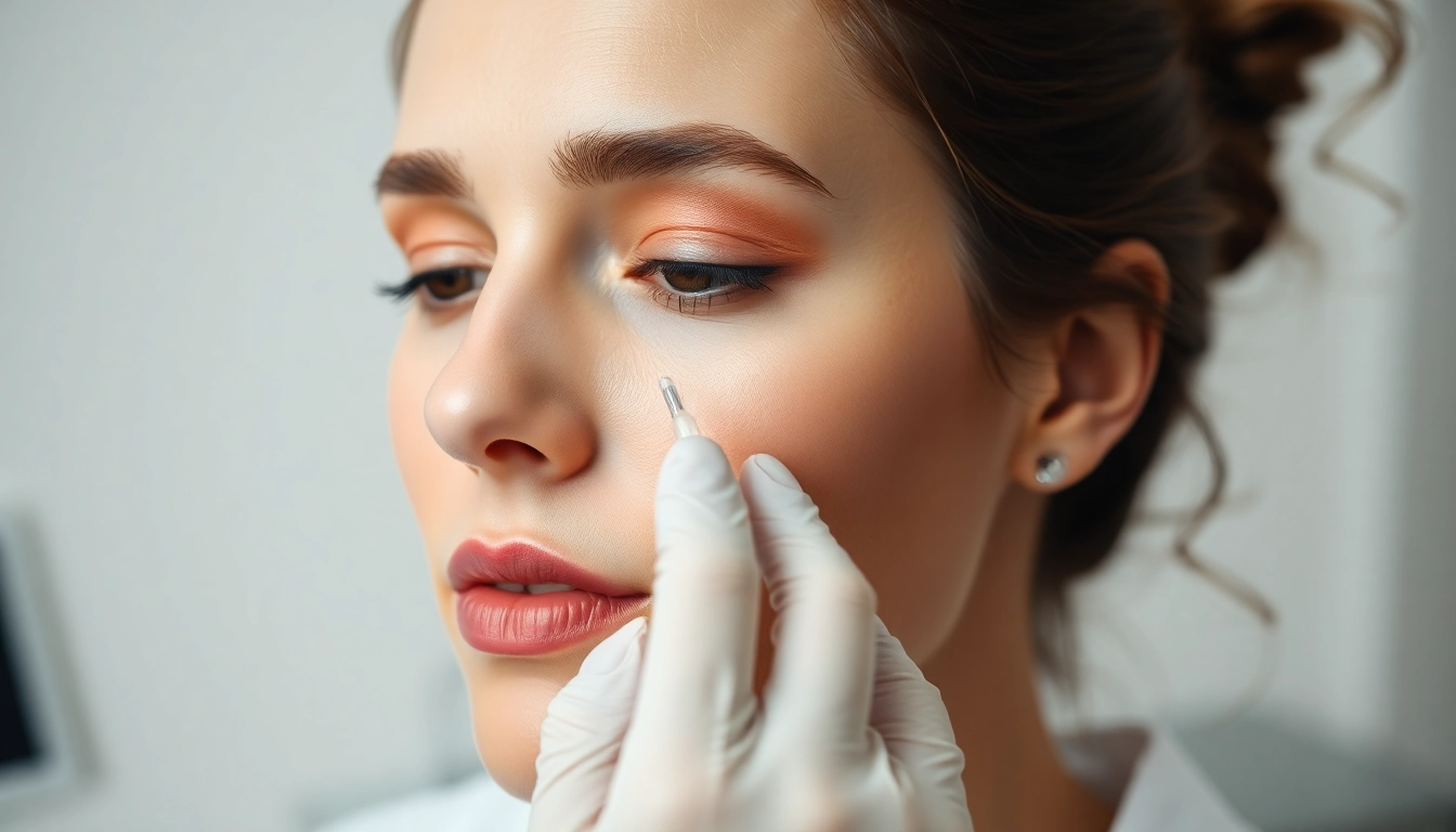 Botulinumtoxin injection procedure at SW BeautyBar Clinic in Zurich, emphasizing safety and expertise.