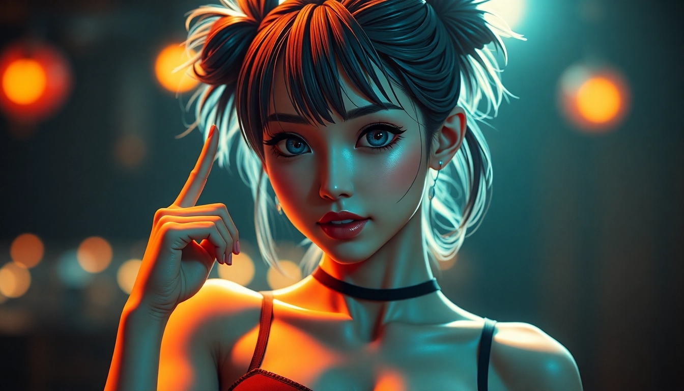 Engaging NSFW AI-generated art of a hyper-realistic anime character creating immersive visuals for adult content enthusiasts.