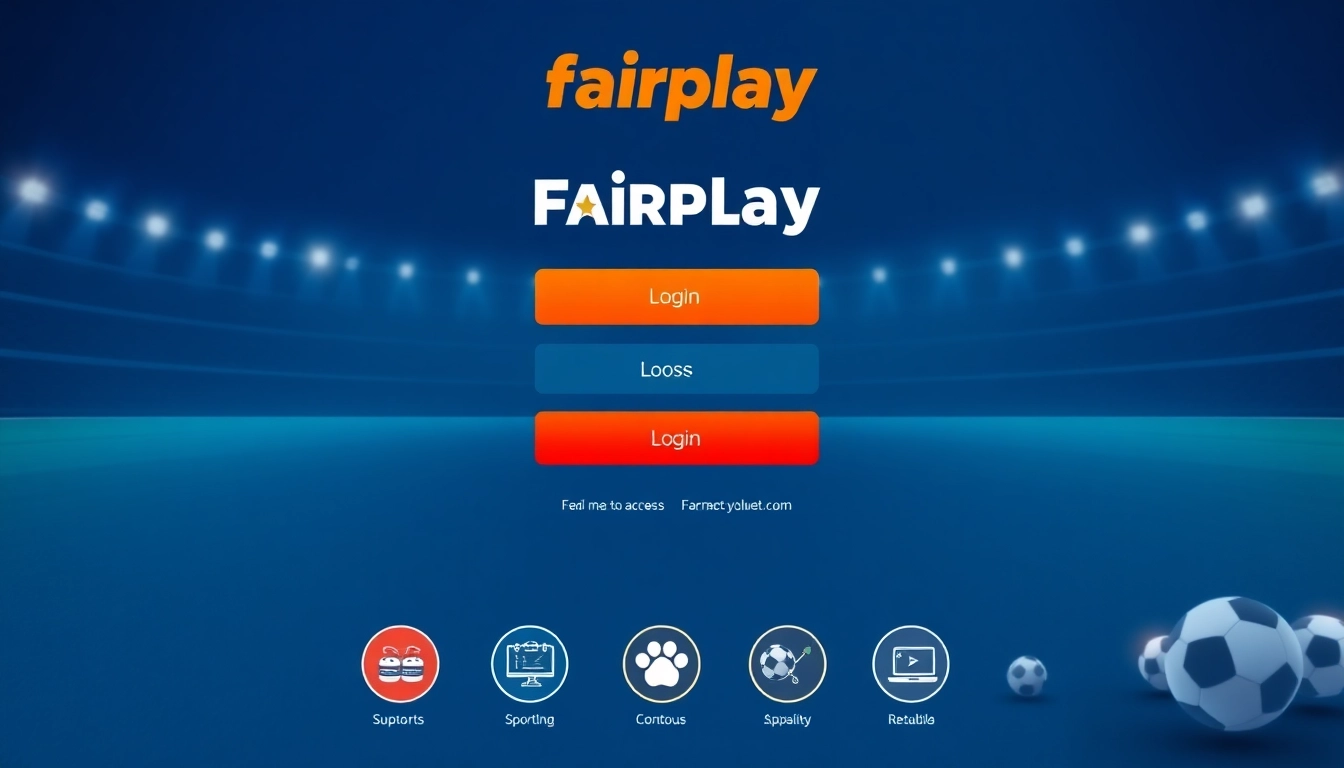 Fairplay login page with vibrant orange and black colors, showcasing user-friendly sports betting login interface in India.