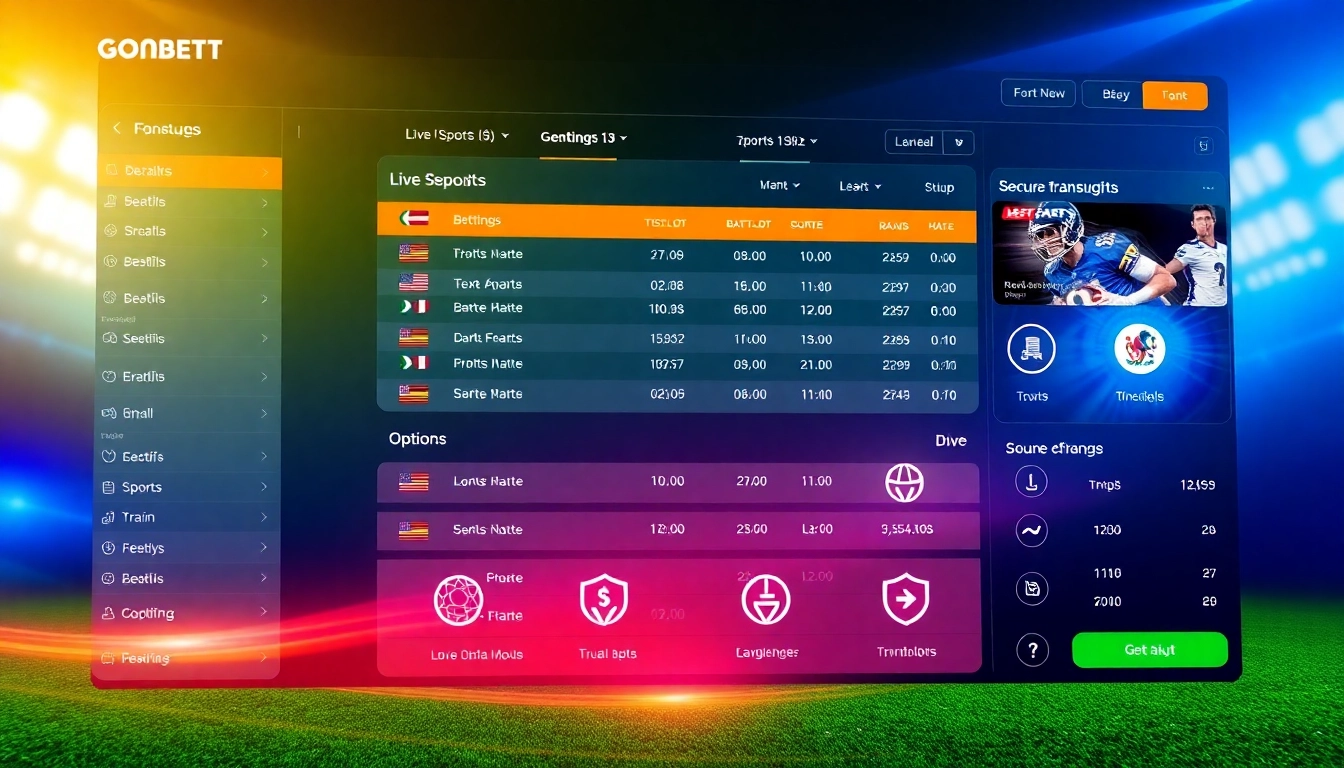Laser247 Online sportsbook interface featuring live cricket and football betting screens with fast transaction symbols, emphasizing security and user engagement for online betting.
